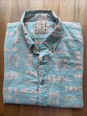 Men’s Faherty Short Sleeve Button Down